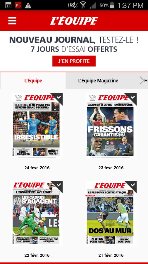 L'Equipe - Le Quotidien截图1