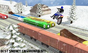 Tricky Bike Train Stunts Trail截图1