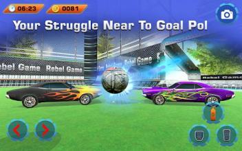 Rocket Car Crash Soccer Ball Stadium Football Game截图1