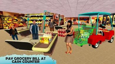 Supermarket Easy Shopping Cart Driving Games截图1