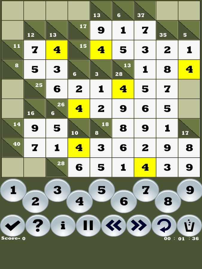 Kakuro Premium(Sudoku puzzles)截图3