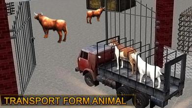 Farm Animal Transporter Truck Game: Offroad Drive截图4