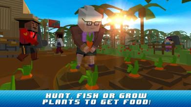 Cube Island Online Survival 3D截图3