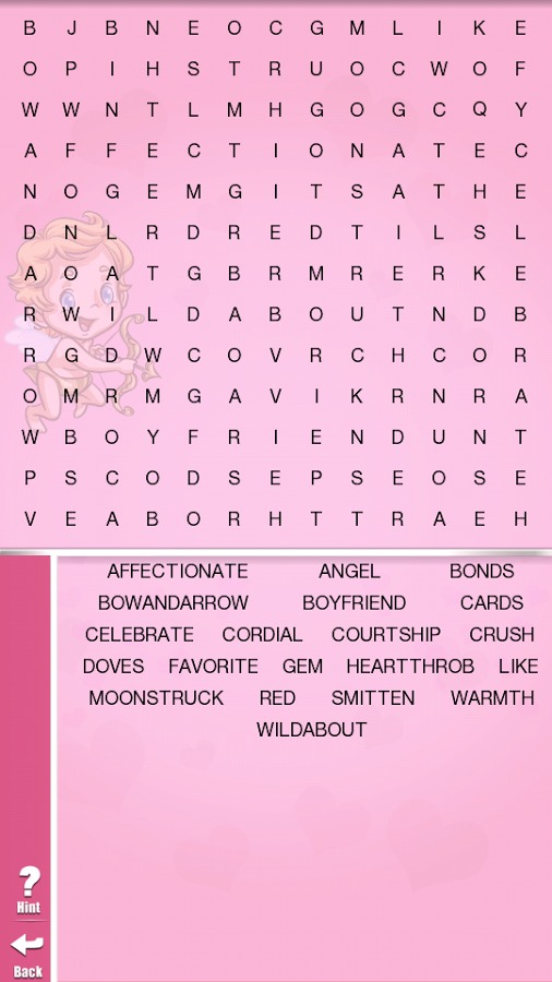 Valentine's Day Wordsearch截图2