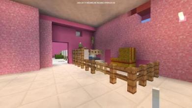 Pink princess house 2018 map for MCPE!截图1