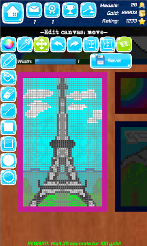 Pixel Art Battles: MMO Drawing截图1