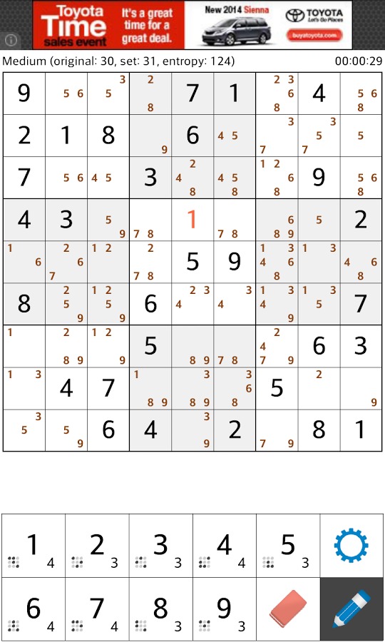 Sudoku Puzzle - Sudoque Free截图5