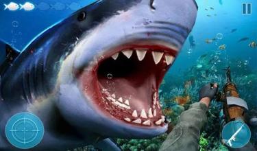 Hungry Shark Attack: Deep Sea Shark Hunting Games截图4