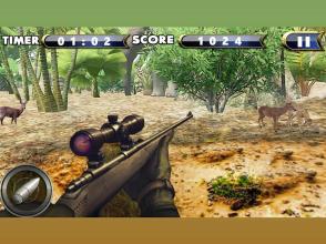 Jungle Sniper Shooting: Deer Hunting截图1