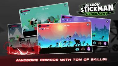 Stickman Fight Legends - Shadow Zombie War截图3