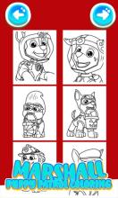 Marshall Puppy Patrol Coloring - Paw Dogs Pictures截图5