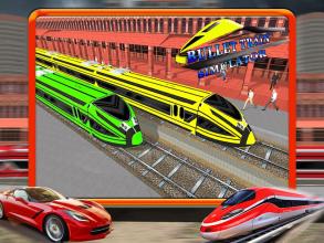 Rail Bullet Train Driver Game截图3