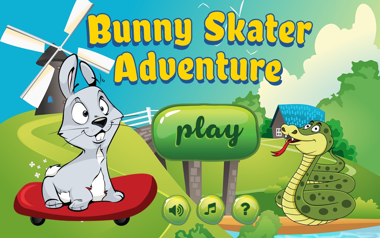 Bunny Skater Adventure截图1