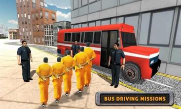 Police Train Driver Prison Transport Simulator 3D截图1