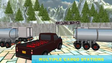 4x4 Hilux Cargo Simulator 3D截图1