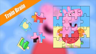 Jigsaw Puzzle For Pepa Pig Kids截图3