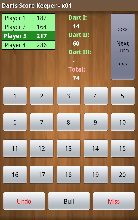 Darts Score Keeper截图2