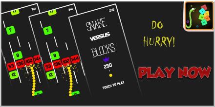 Snake Versus Blocks – Slithering Snake Attack Game截图1