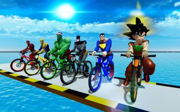 Super heroes Bike Race Free截图5