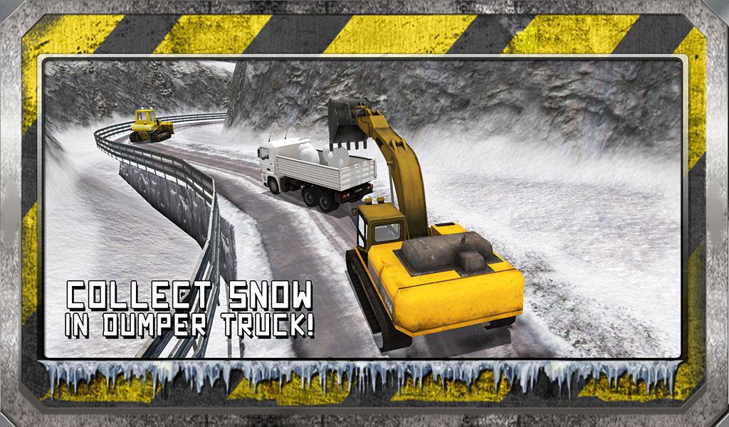 Snow Excavator Crane Operator截图5