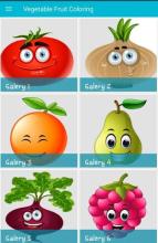 Vegetable Fruit Coloring & Coloring Game截图3