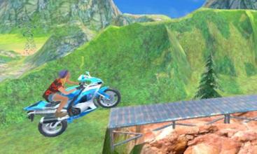 Pulsar Bike tricky Stunts : Indian hero racing 3D截图2