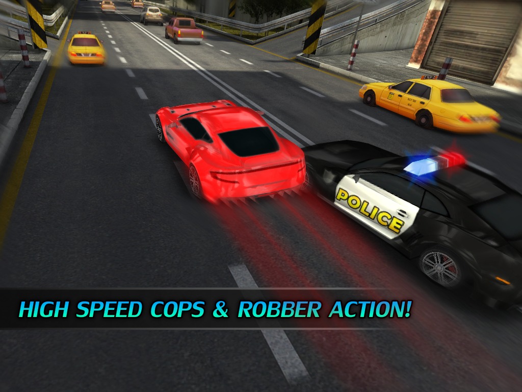 Police City Chase Racing 3D截图4