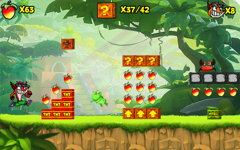 Angry Fox Adventure Jungle截图5