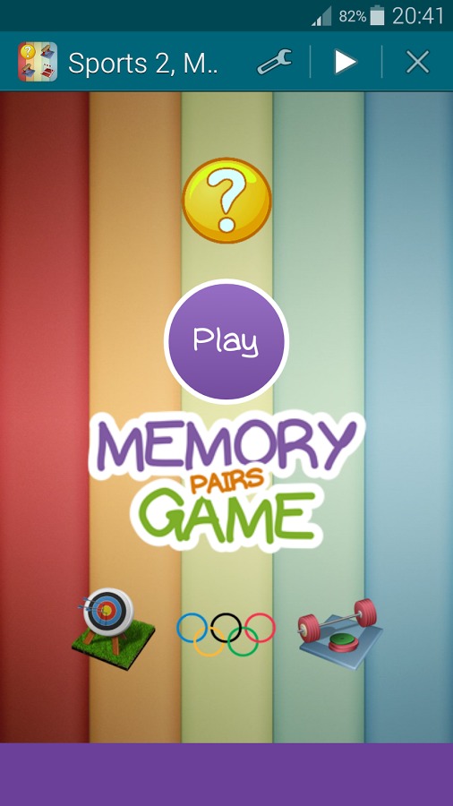 Sports 2, Memory Game (Pairs)截图1