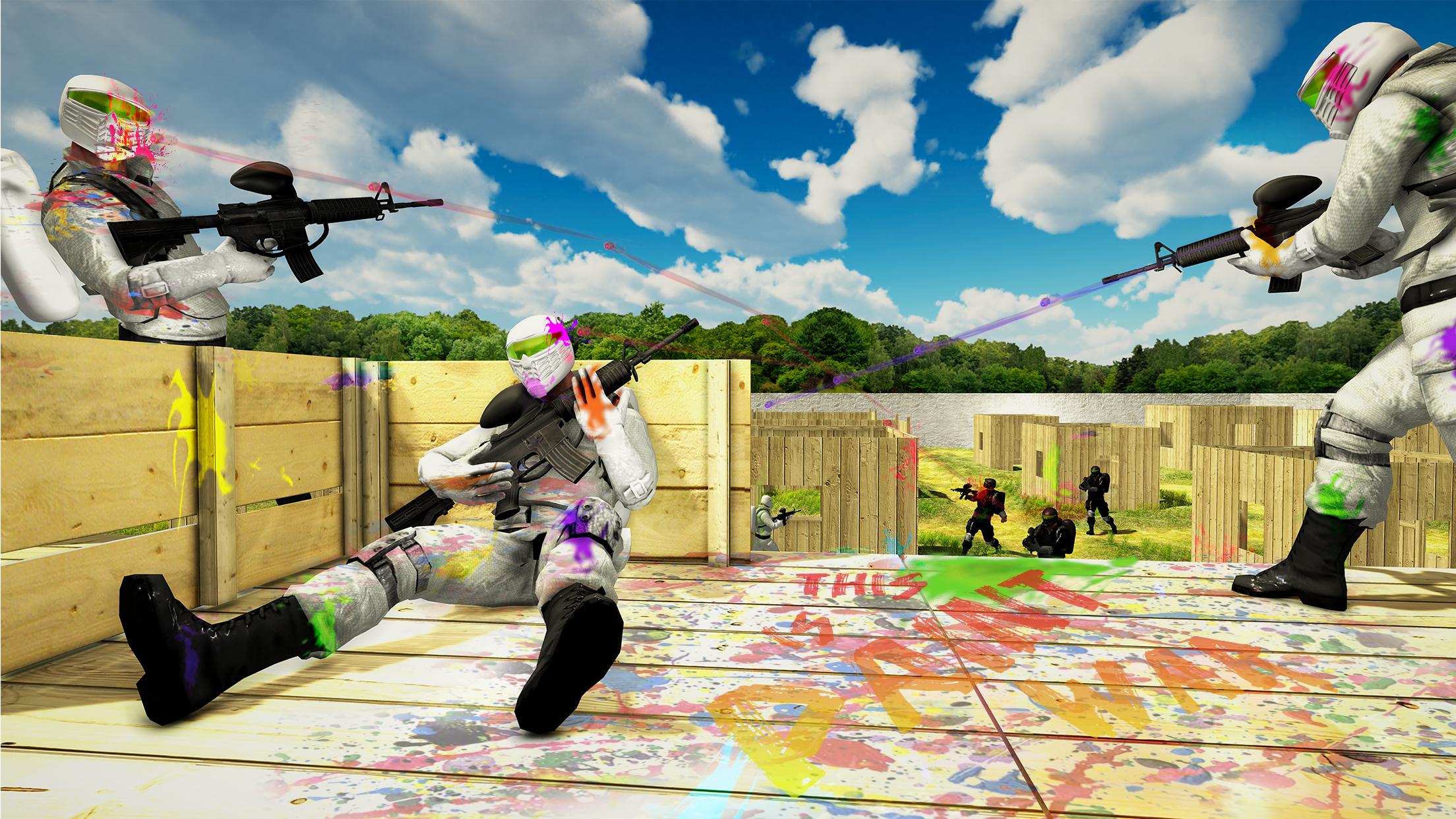 Paintball Shooting Arena: Real Battle Field Combat截图4