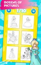 Princess Coloring Book Pages: Kids Coloring Games截图3