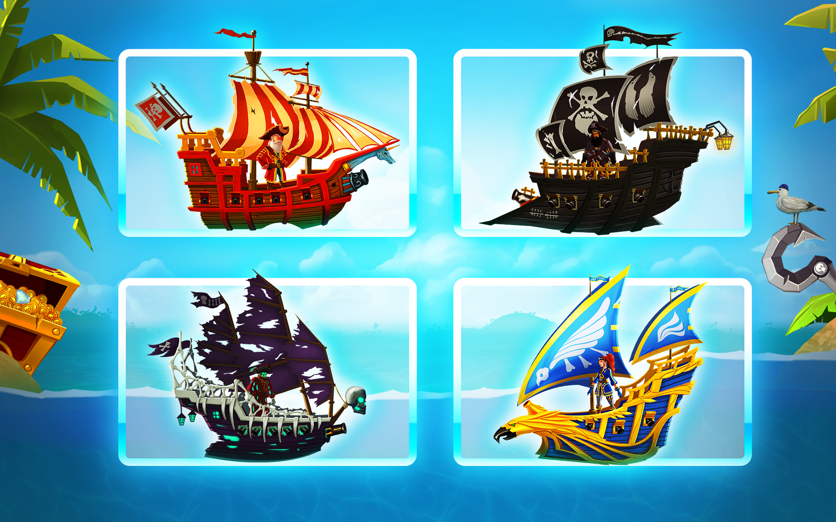 Pirate Ship Shooting Race截图1