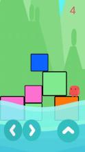 Flood Escape: block jumping game, water rising截图2