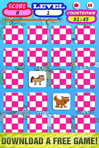 Memory Game for Kids: Animals截图5