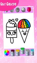 Ice Cream Coloring Game截图3