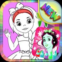 Little Princess Coloring Book for girl kids截图2