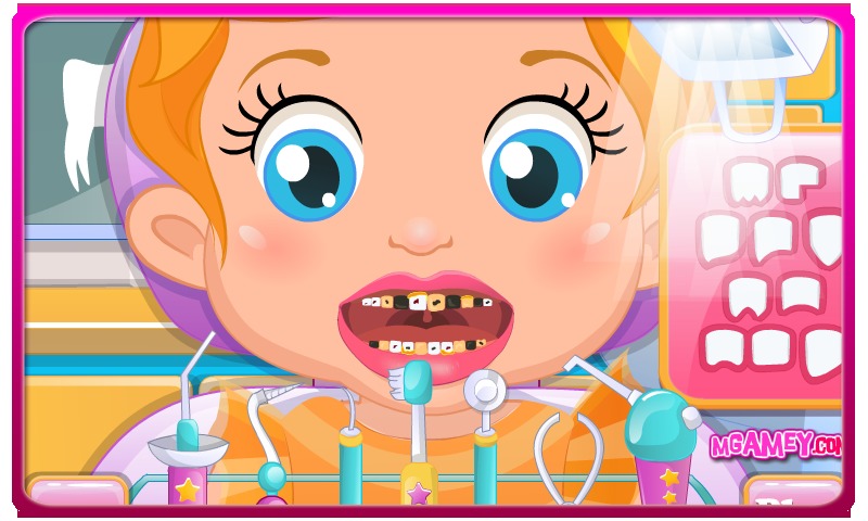 Baby Lizzie Dentist Games截图4