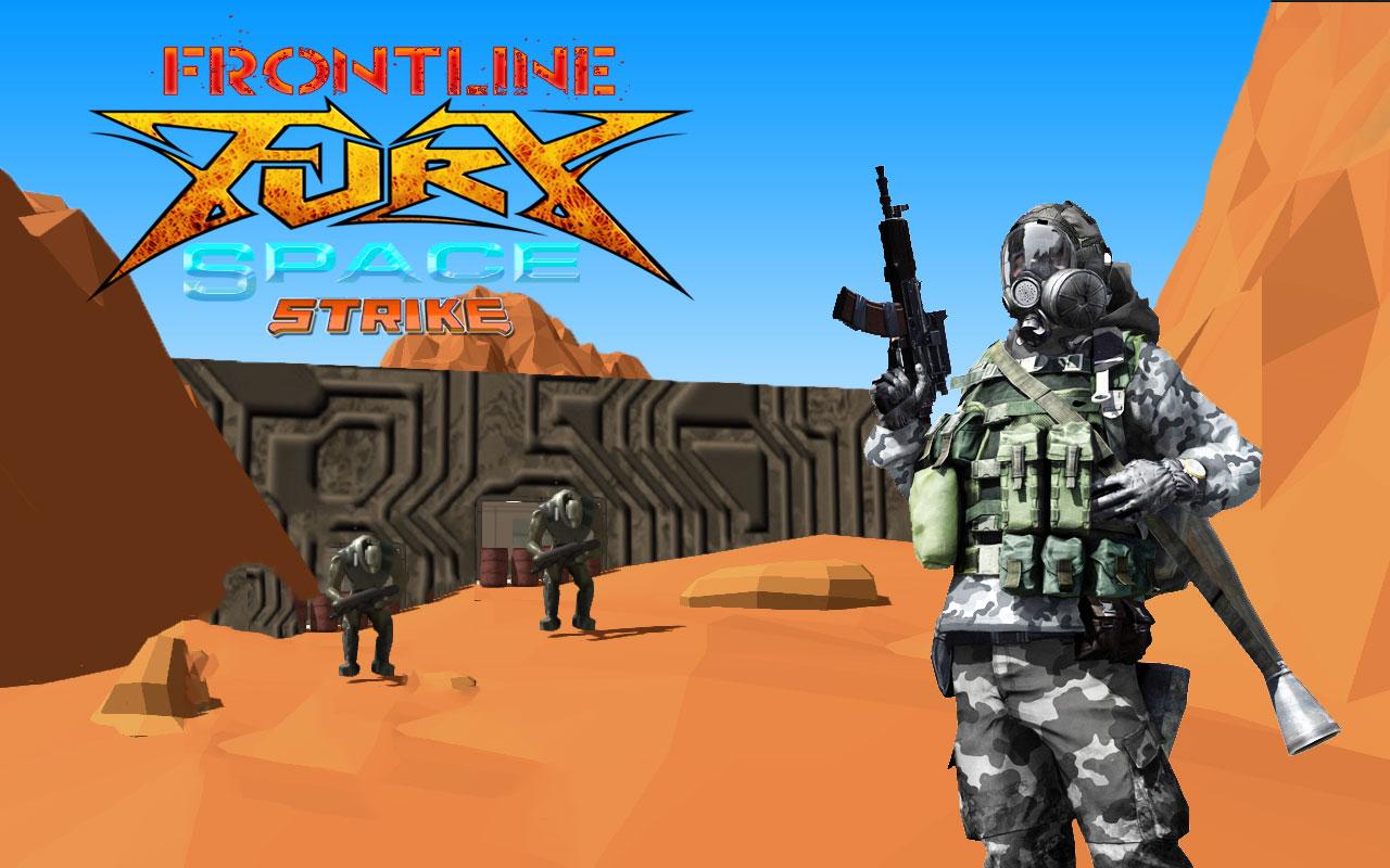 Frontline Fury Strike Space Attack: Space Games HD截图3