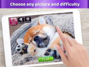 Puppies Jigsaw Puzzles - Free Puzzle games截图2