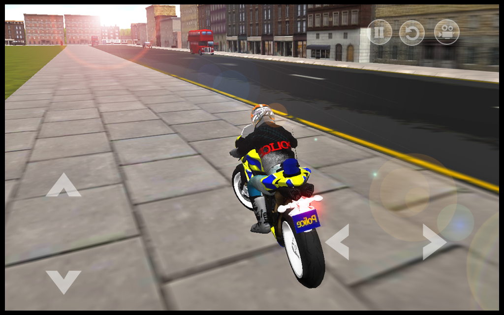 Police Motorbike : City Bike Rider Simulator Game截图4