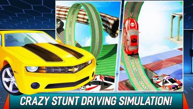 Speedway Skidstorm - Impossible Stunts Car Tracks截图3