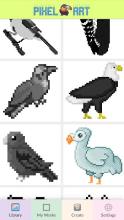 Bird Color By Number: Pixel Art Bird截图1