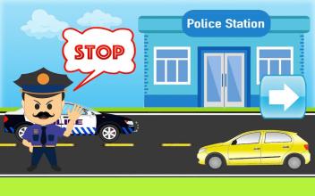 Traffic Police E Challan Duty Kids Learning Sim截图5