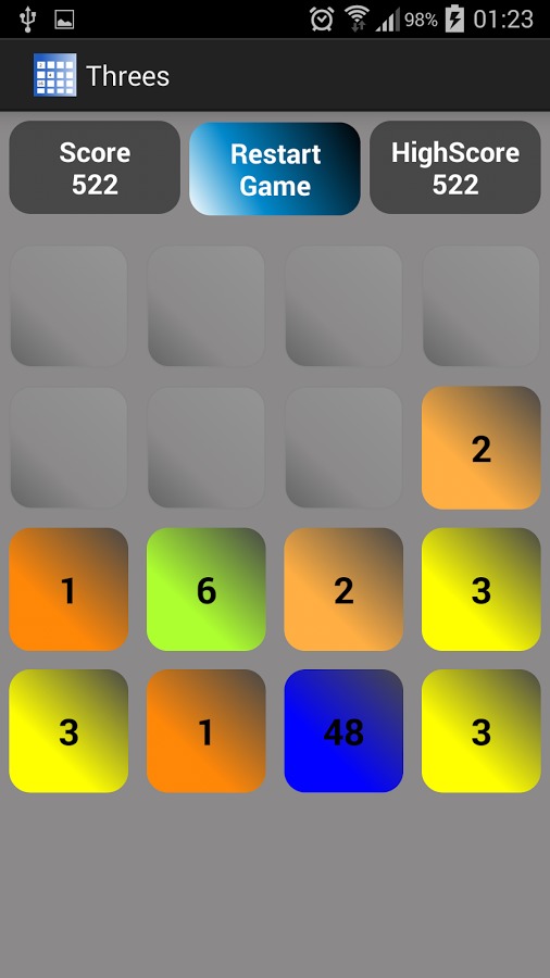 Threes Puzzle Game截图2