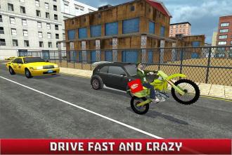 Moto Pizza Delivery Boy 3D截图2