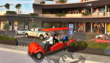 Shopping Mall Taxi Driver Game 2018截图1