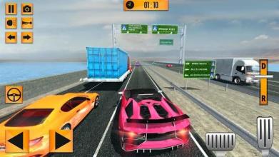 Highway City Traffic Drive-Ultimate Car Racer Sim截图2