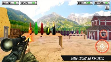 Real Expert Bottle Shooting Free Games截图2