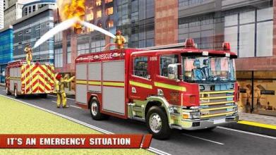 City Firefighter Truck Driving Rescue Simulator 3D截图1