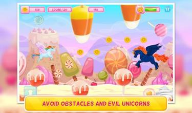 Pony in Candy World : Adventure Arcade Game : Free截图3